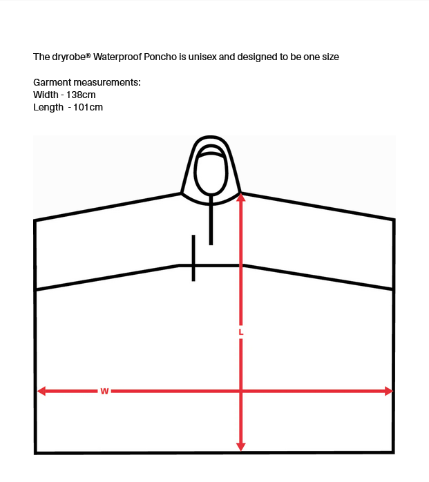 Dryrobe Poncho 0 Size Chart